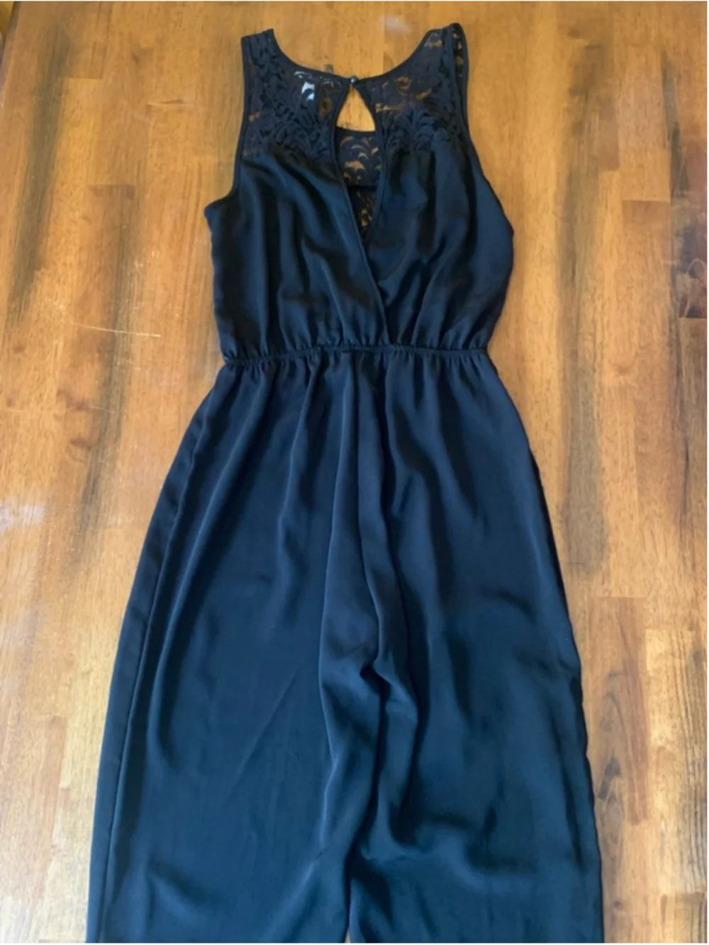 Ambiance apparel Jumpsuit / Romper Small Black with Lace - Picture 5 of 6